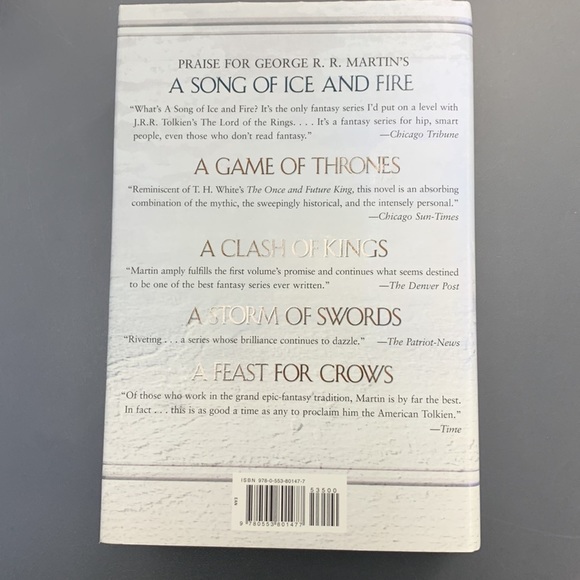 A DANCE WITH DRAGONS by George R. R. Martin EUC - Picture 3 of 6